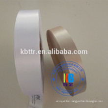 Printed nylon taffeta tape adhesive fabric material satin ribbon label